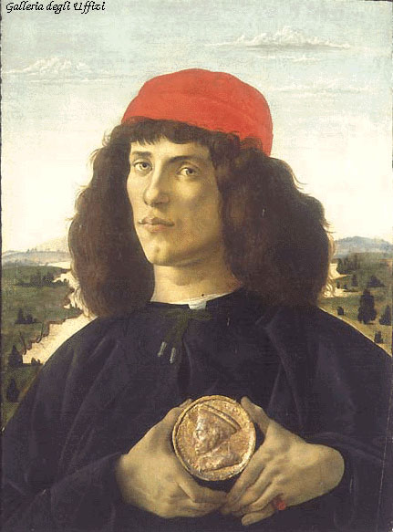 Portrait of an Unknown Personage with the Medal of Cosimo il Vecchio  fdgd